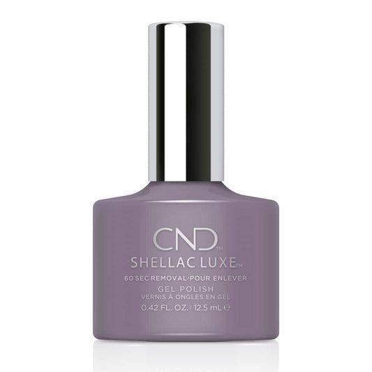 White Smoke CND Shellac Luxe Alpine Plum 0.42 fl oz