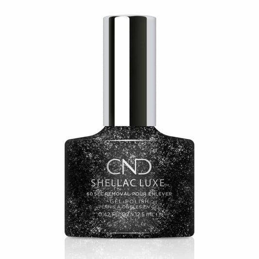 White Smoke CND Shellac Luxe Dark Diamonds 0.42 fl oz
