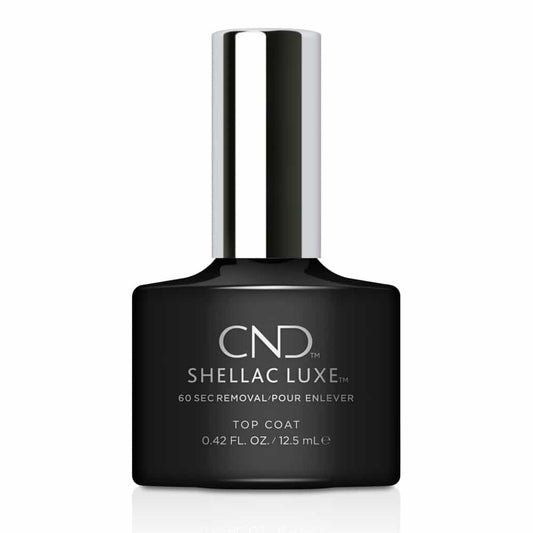 White Smoke CND Shellac Luxe Top Coat 0.42 fl oz