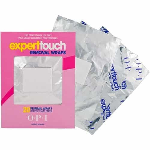 White Smoke OPI Expert Touch Removal Wraps 20 Count Pack AC830