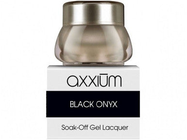 Esmalte en gel OPI Axxium S/O, color negro ónix, 0,21 oz - 6 g, AXT02