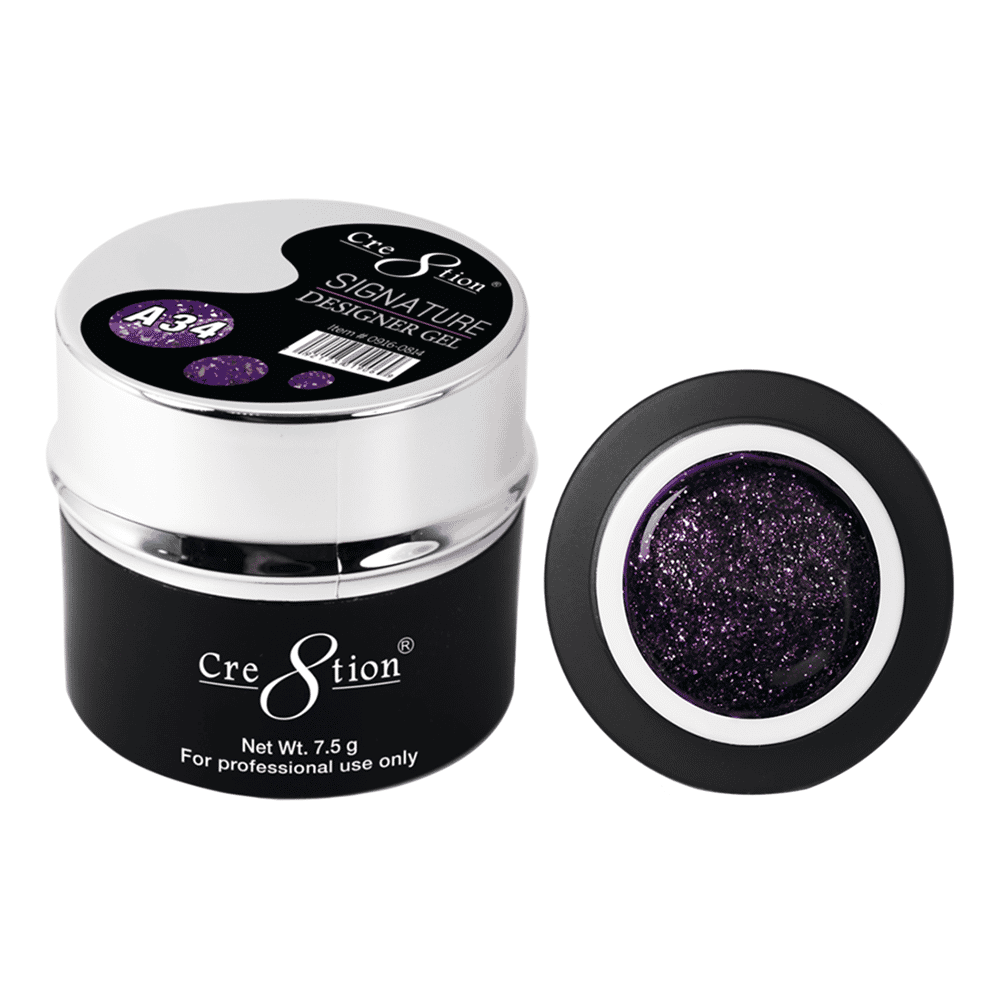 White Smoke Cre8tion A34 Signature Designer Gel 7.5 g 0916-0812