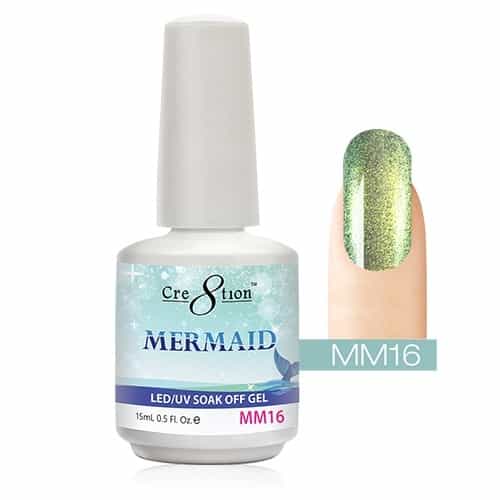 White Smoke Cre8tion Mermaid LED/UV Soak Off Gel 0.5 fl oz/15ml - MM16