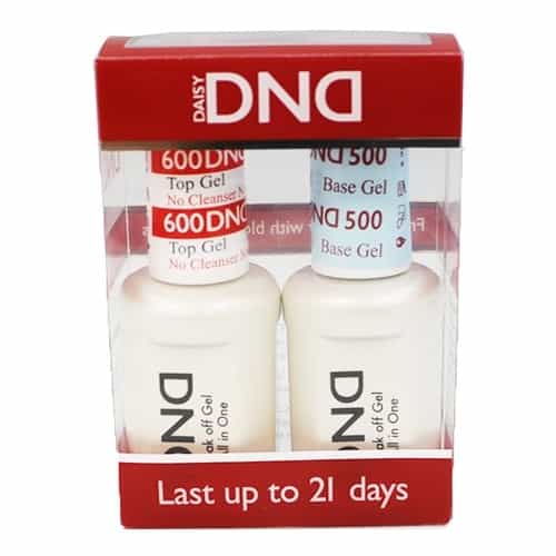 Lavender Daisy DND600 Top & DND500 Base Soak Off Gel Set