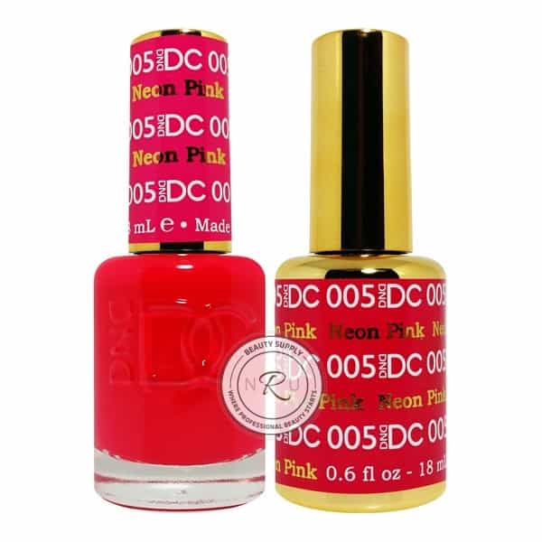 White Smoke Daisy Soak Off Gel - Neon Pink - DC005