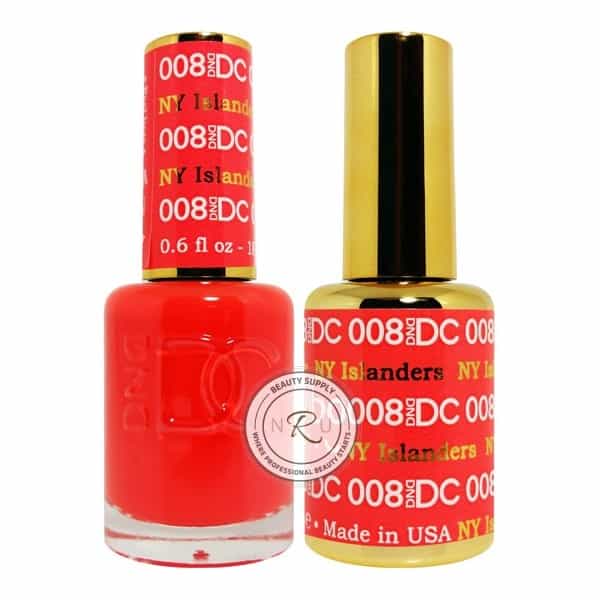White Smoke Daisy Soak Off Gel - NY Islanders - DC008