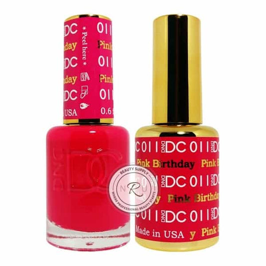 White Smoke Daisy Soak Off Gel - Pink Birthday - DC011