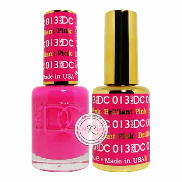White Smoke Daisy Soak Off Gel - Brilliant Pink - DC013