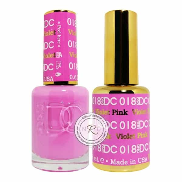 White Smoke Daisy Soak Off Gel - Violet Pink - DC018