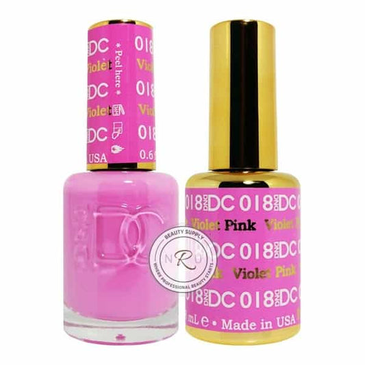 White Smoke Daisy Soak Off Gel - Violet Pink - DC018
