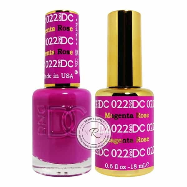 White Smoke Daisy Soak Off Gel - Magenta Rose - DC022