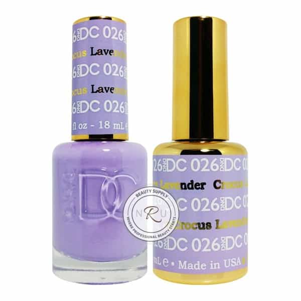 White Smoke Daisy Soak Off Gel - Crocus Lavender - DC026