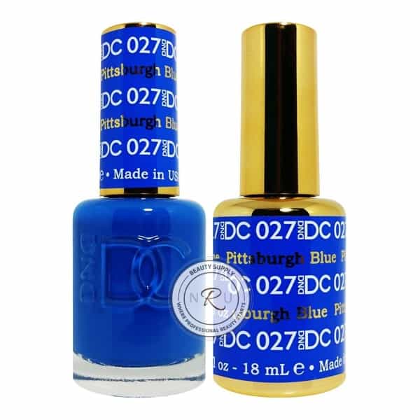 White Smoke Daisy Soak Off Gel - Pitsburgh Blue - DC027