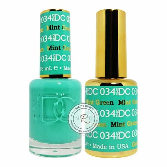 White Smoke Daisy Soak Off Gel - Mint Green - DC034
