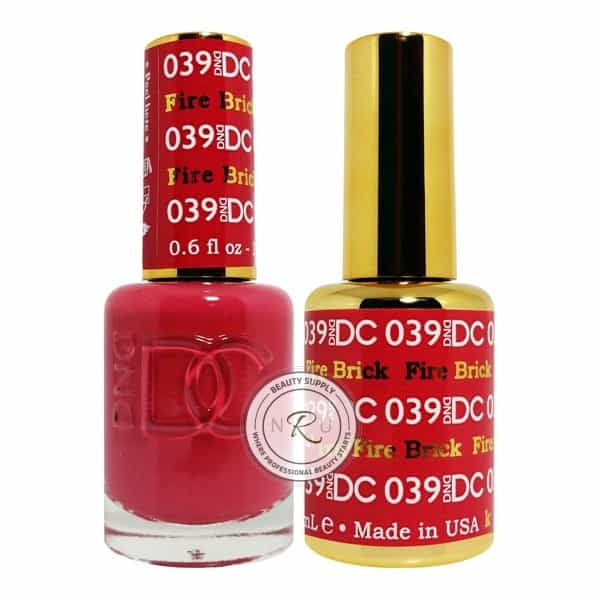 White Smoke Daisy Soak Off Gel - Fire Brick - DC039
