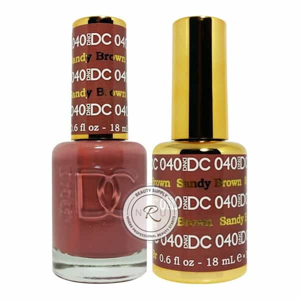 White Smoke Daisy Soak Off Gel - Sandy Brown - DC040