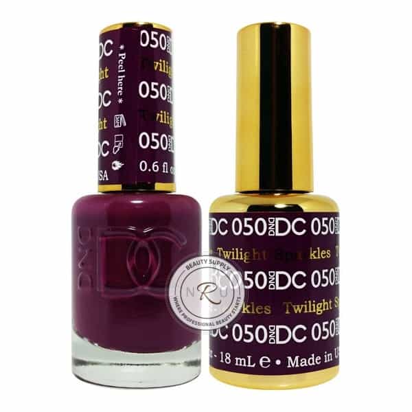 White Smoke Daisy Soak Off Gel - Twilight Sparkles - DC050