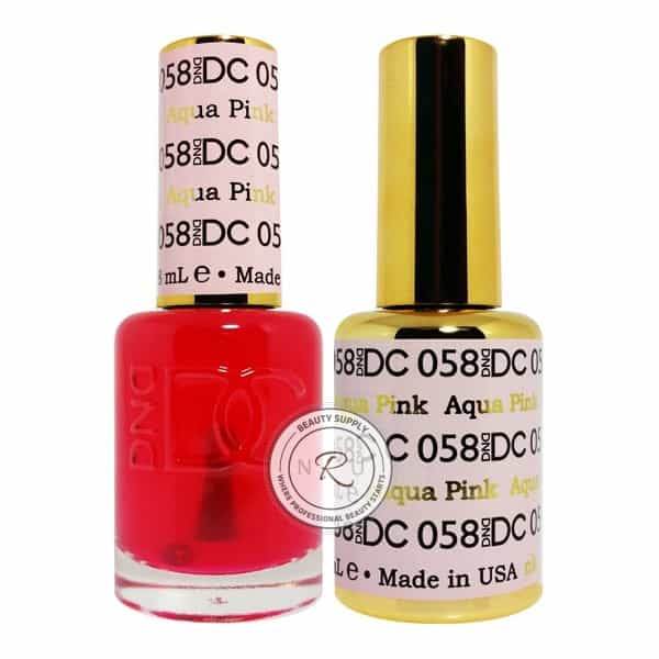 White Smoke Daisy Soak Off Gel - Aqua Pink - DC058