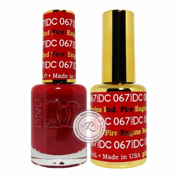 White Smoke Daisy Soak Off Gel - Fire Engine Red - DC067