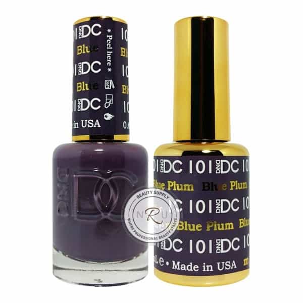 White Smoke Daisy Soak Off Gel - Blue Plum - DC101