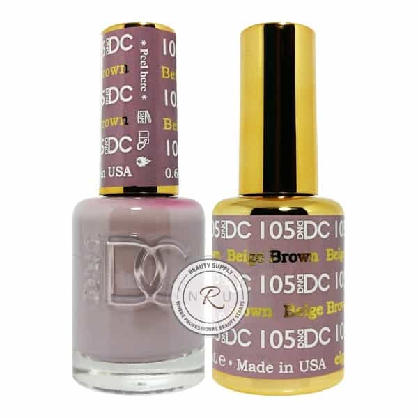 White Smoke Daisy Soak Off Gel - Beige Brown - DC105