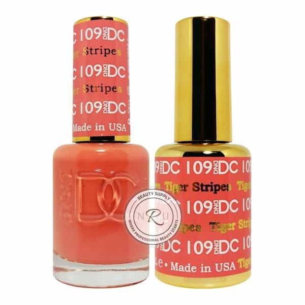 White Smoke Daisy Soak Off Gel - Tiger Stripes - DC109