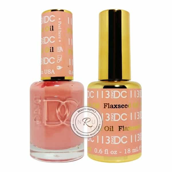 White Smoke Daisy Soak Off Gel - Flaxseed oil - DC113