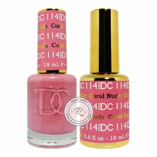 White Smoke Daisy Soak Off Gel - Coral Nude - DC114