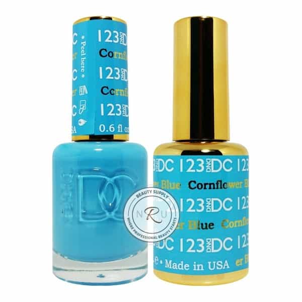 White Smoke Daisy Soak Off Gel - Cornflower Blue - DC123