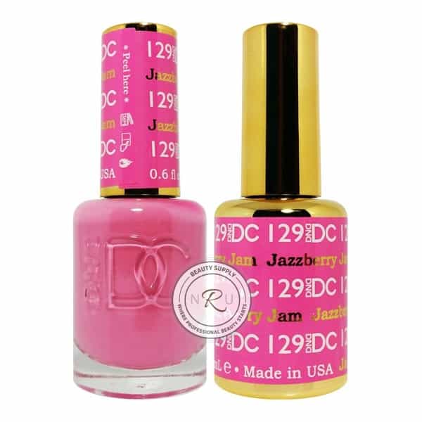 White Smoke Daisy Soak Off Gel - Jazzberry Jam - DC129