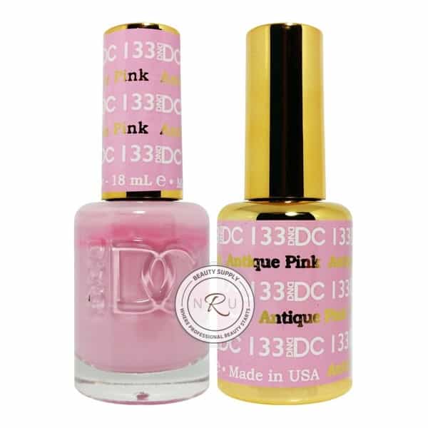White Smoke Daisy Soak Off Gel - Antique Pink - DC133