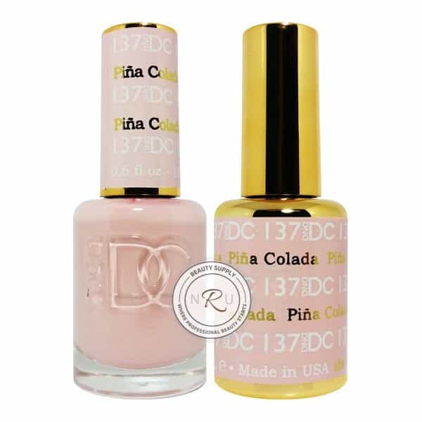 White Smoke Daisy Soak Off Gel - Pina Colada - DC137