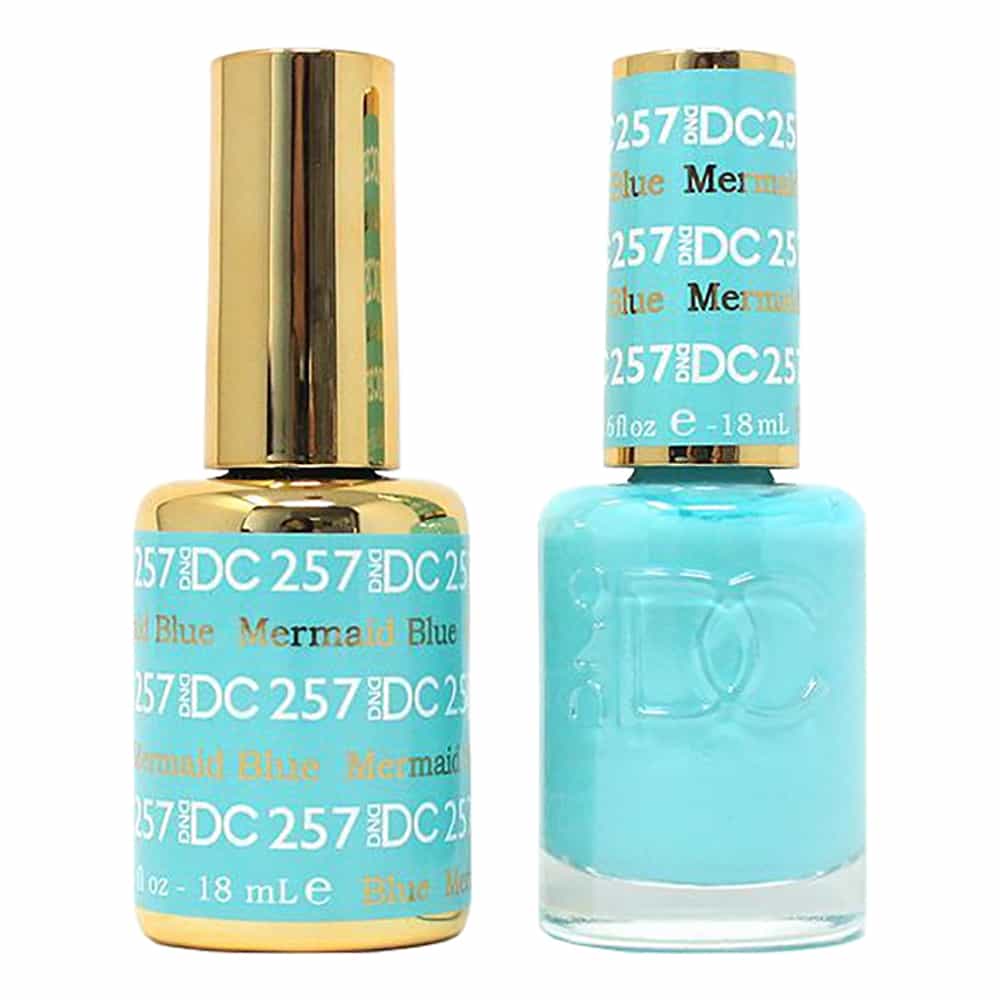 White Smoke Daisy Soak Off Gel - Mermaid Blue DC257