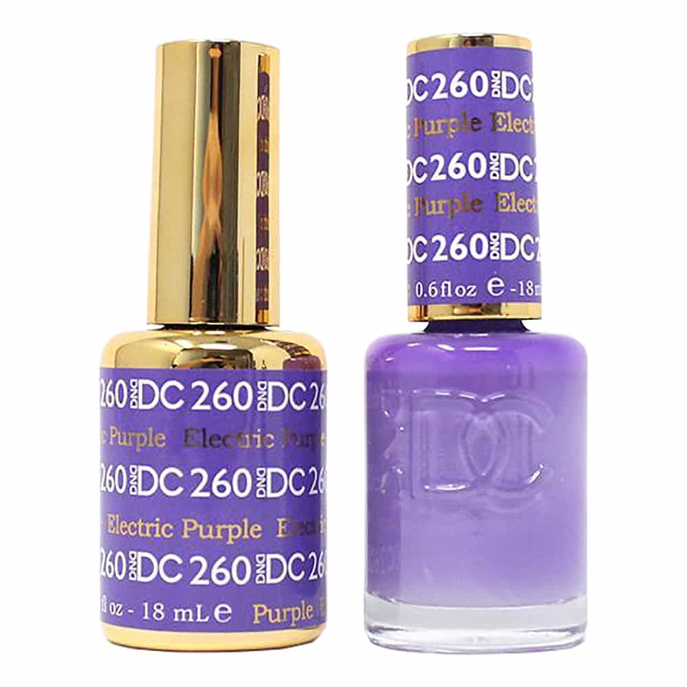 White Smoke Daisy Soak Off Gel - Electric Purple DC260
