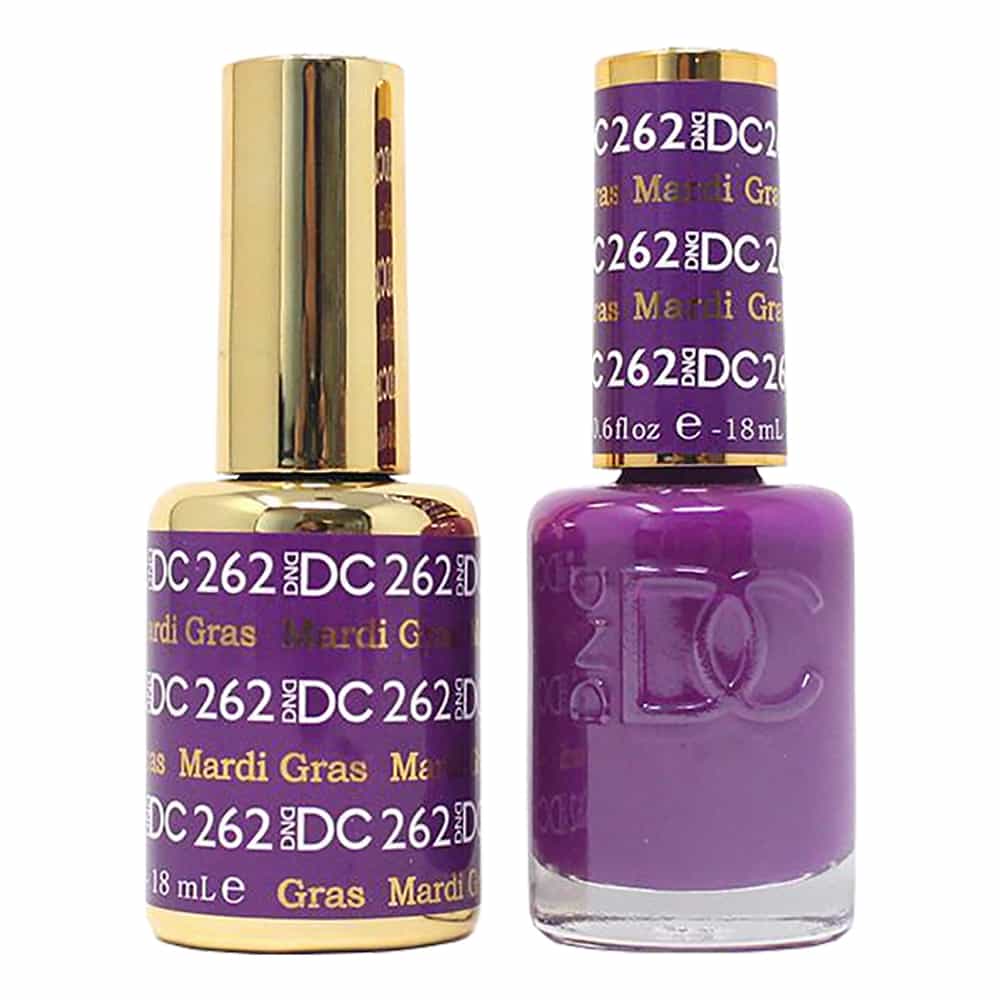 White Smoke Daisy Soak Off Gel - Mardi Gras DC262