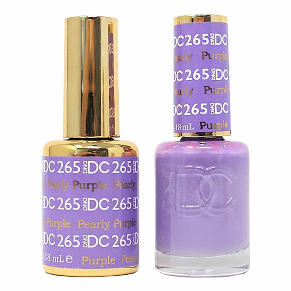 White Smoke Daisy Soak Off Gel - Pearly Purple DC265