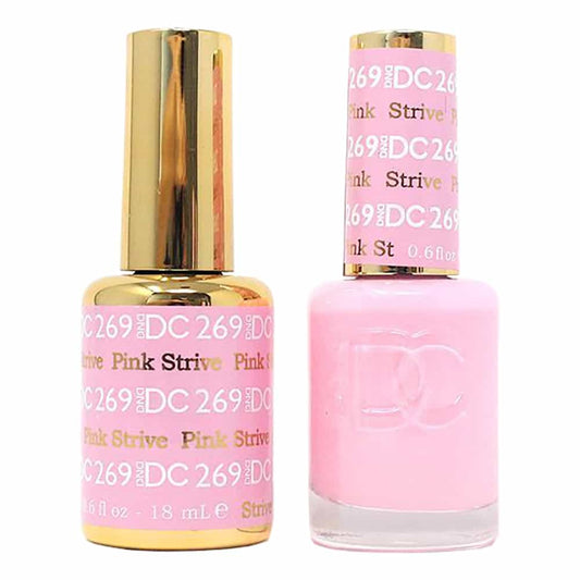 White Smoke Daisy Soak Off Gel - Pink Strive DC269