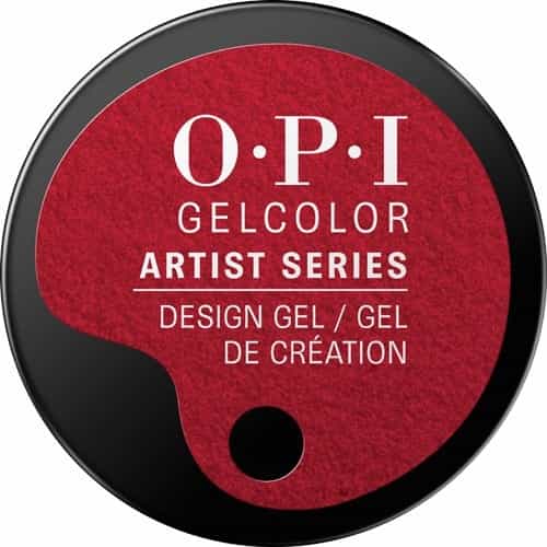 White Smoke OPI Gelcolor A/S Totally Red Up With You 4g/0.21 oz GP 021