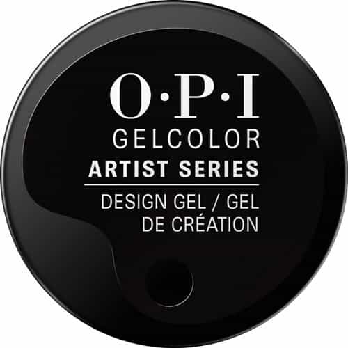 Black OPI Gelcolor A/S Tarry Tarry Night 4g/0.21 oz GP 022