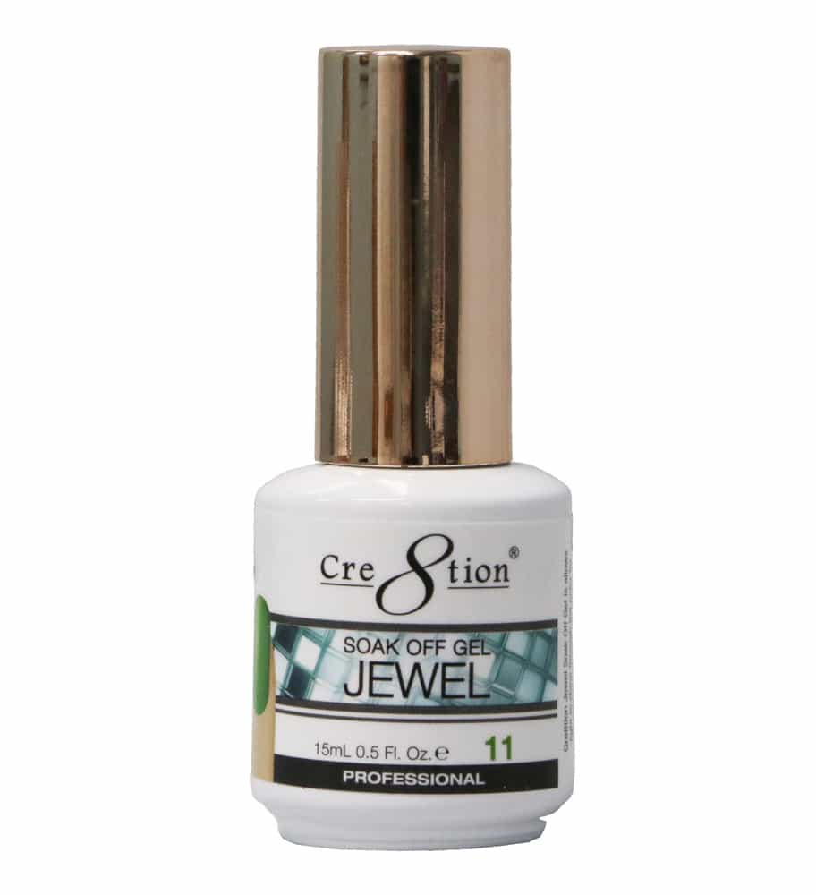White Smoke Cre8tion Soak Off Gel Jewel 11