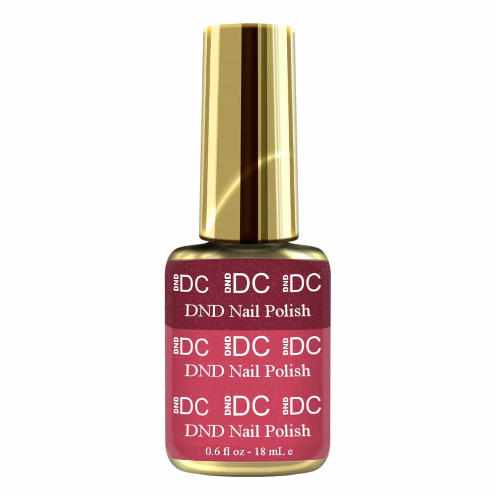 White Smoke DC Mood Change Gel 0.5 oz Ripe Cherry/Pink Glitter DCM02