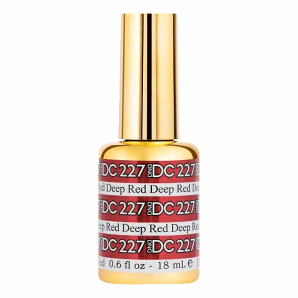 White Smoke DC Mermaid Gel 0.5 oz Deep Red DC227