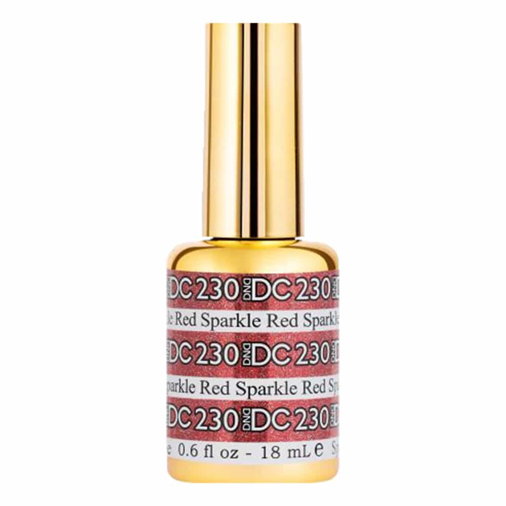 White Smoke DC Mermaid Gel 0.5 oz Sparkle Red DC230