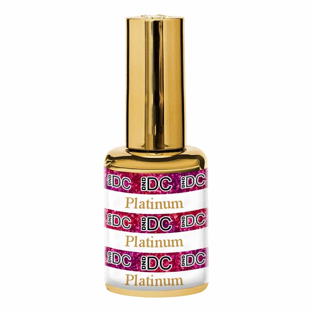 White Smoke DC Platinum Gel 0.5 oz Hot Pink DC195