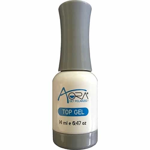 White Smoke Aora Chrome, Metal, Shine - Top Gel 0.47 oz/14ml