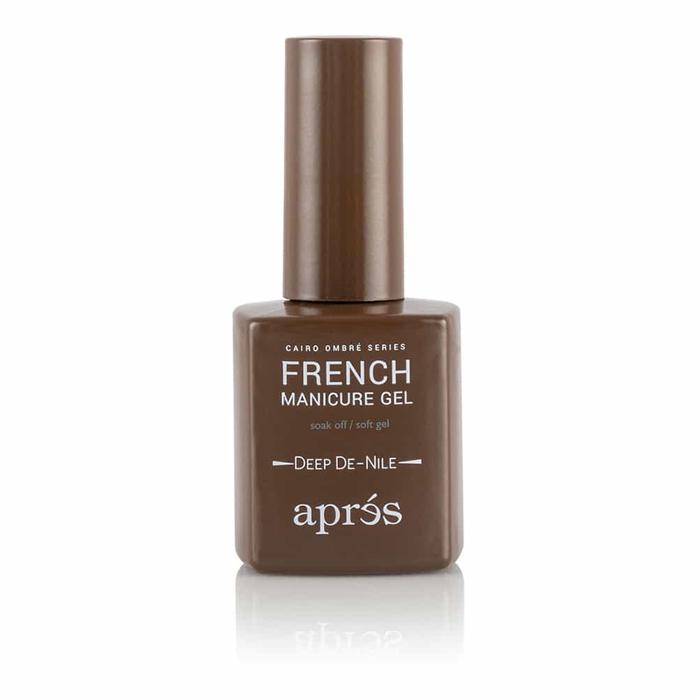 White Smoke Apres French Manicure Gel Ombre - Deep De-Nile AB-102