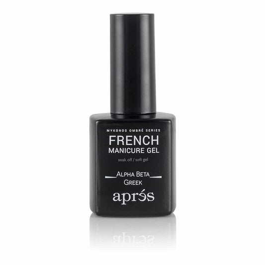 White Smoke Apres French Manicure Gel Ombre - Alpha Beta Greek AB-111