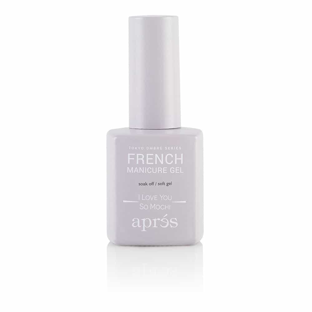Gray Apres French Manicure Gel Ombre - I Love You So Much AB-120