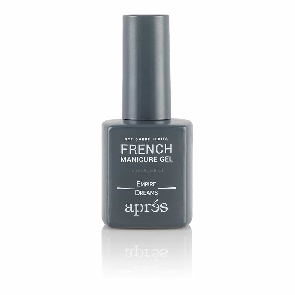 White Smoke Apres French Manicure Gel Ombre - Empire Dreams AB-127