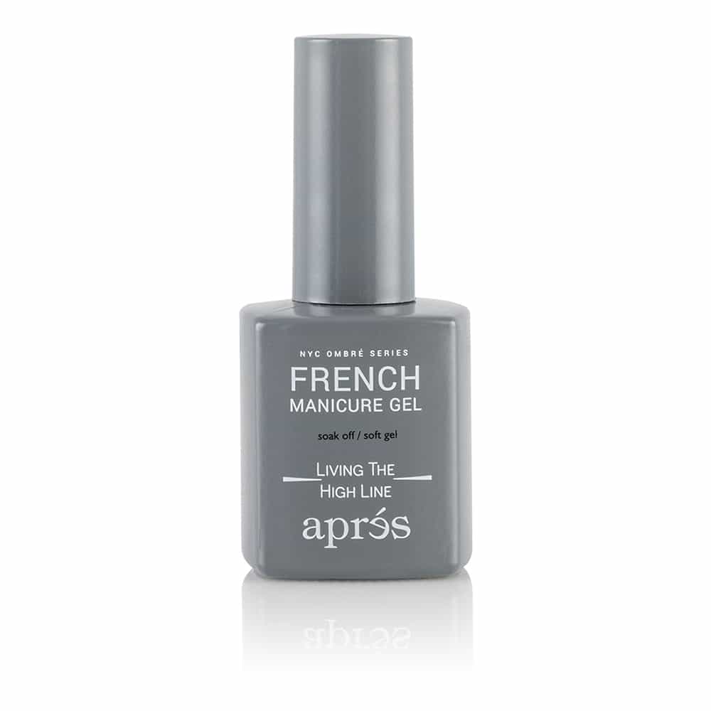 White Smoke Apres French Manicure Gel Ombre - Living The High Lin AB-128